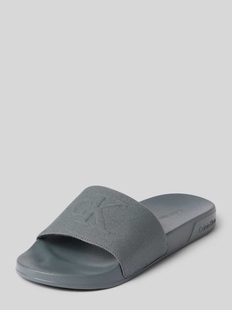 Badslippers met logodetail