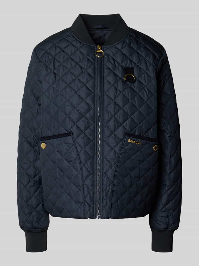 Barbour Regular fit gewatteerd jack met ritssluiting