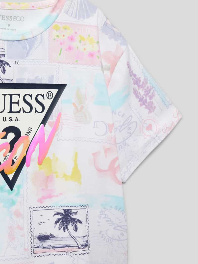 Guess T-shirt met all-over motief