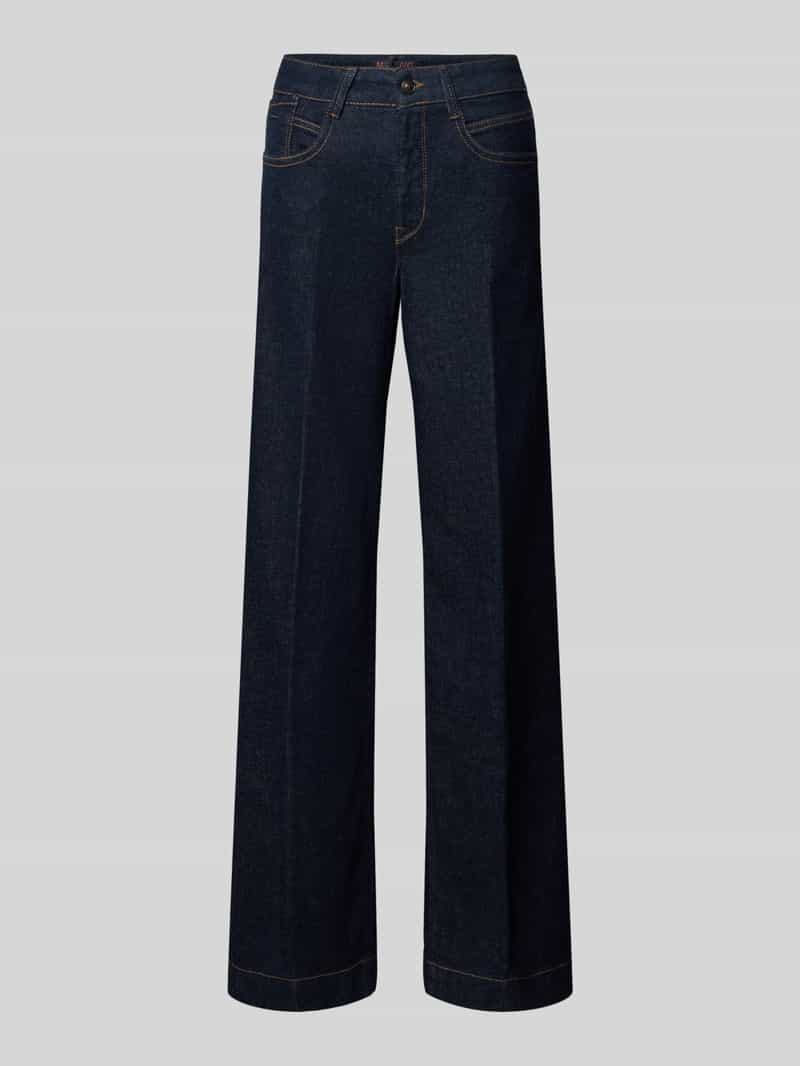 MAC Wide fit jeans met viscose model 'Palazzo'