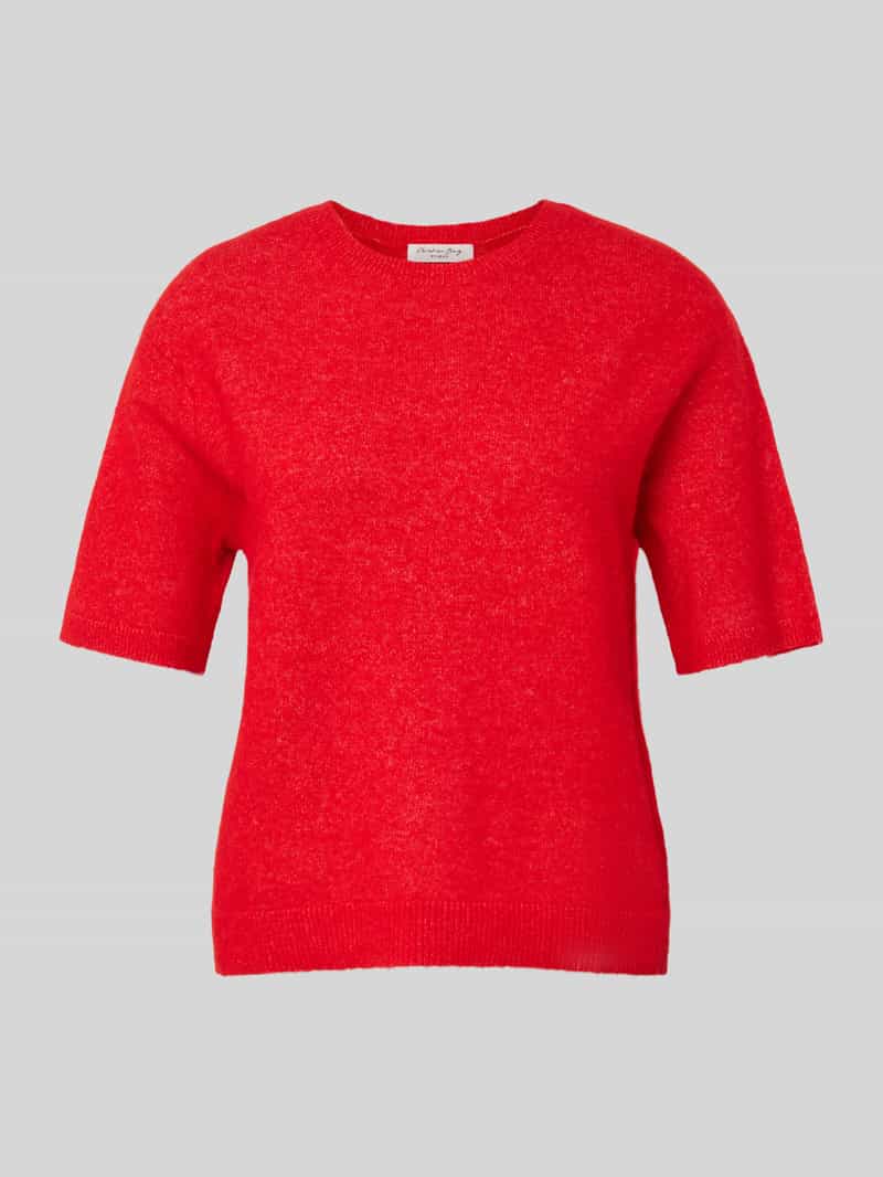 Christian Berg Woman Gebreid shirt van wolmix met ronde hals