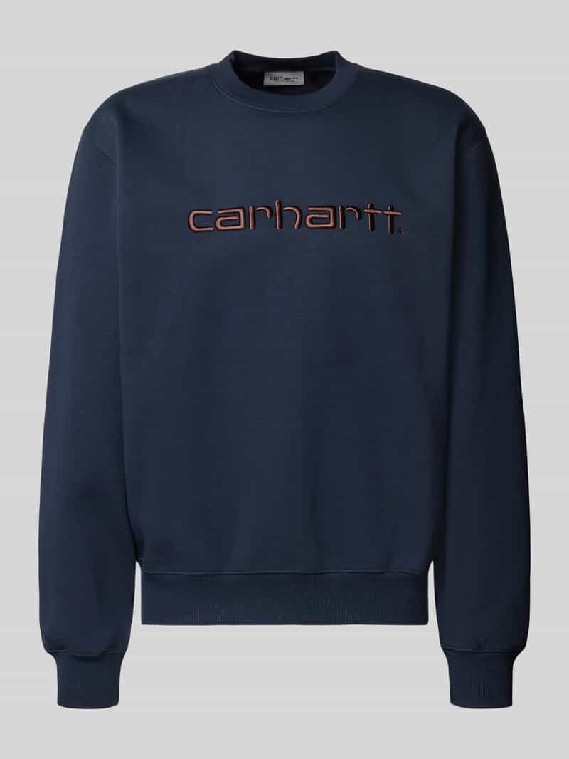 Carhartt Work In Progress Sweatshirt met labelstitching