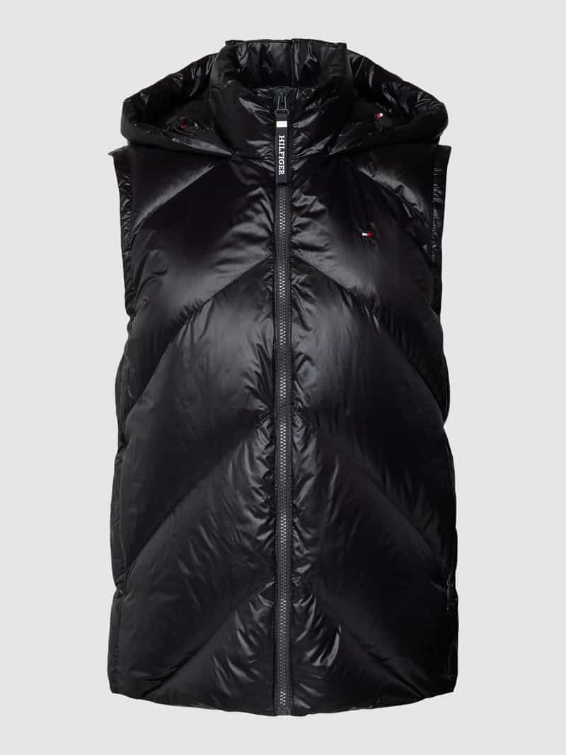 Tommy Hilfiger Bodywarmer met logostitching model 'CHEVRON'