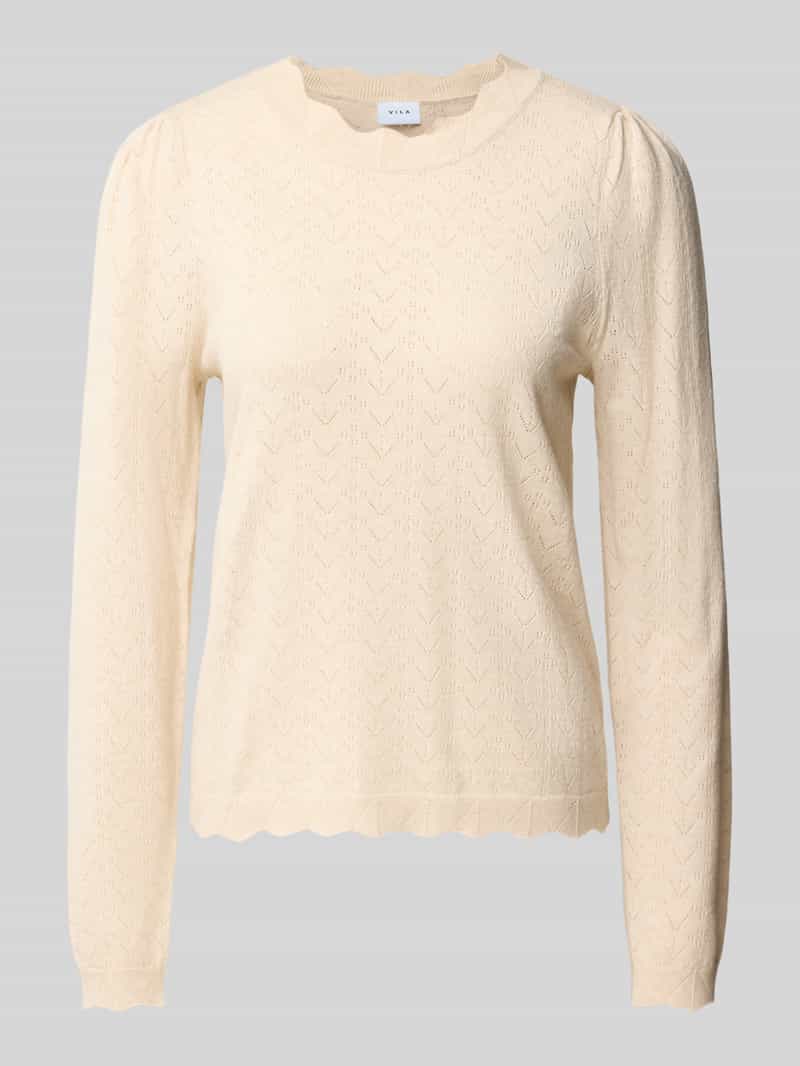 Vila Gebreide pullover van viscosemix model 'femi'