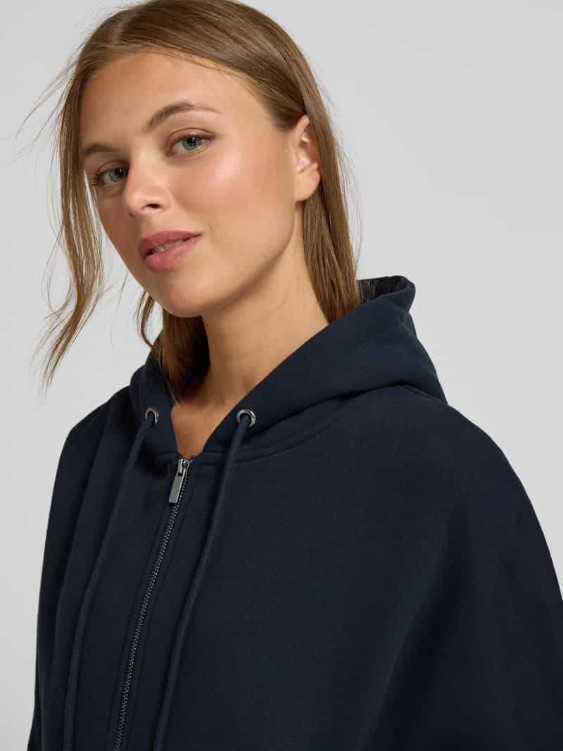 Opus Relaxed fit sweatjack met ritssluiting model 'Genita'
