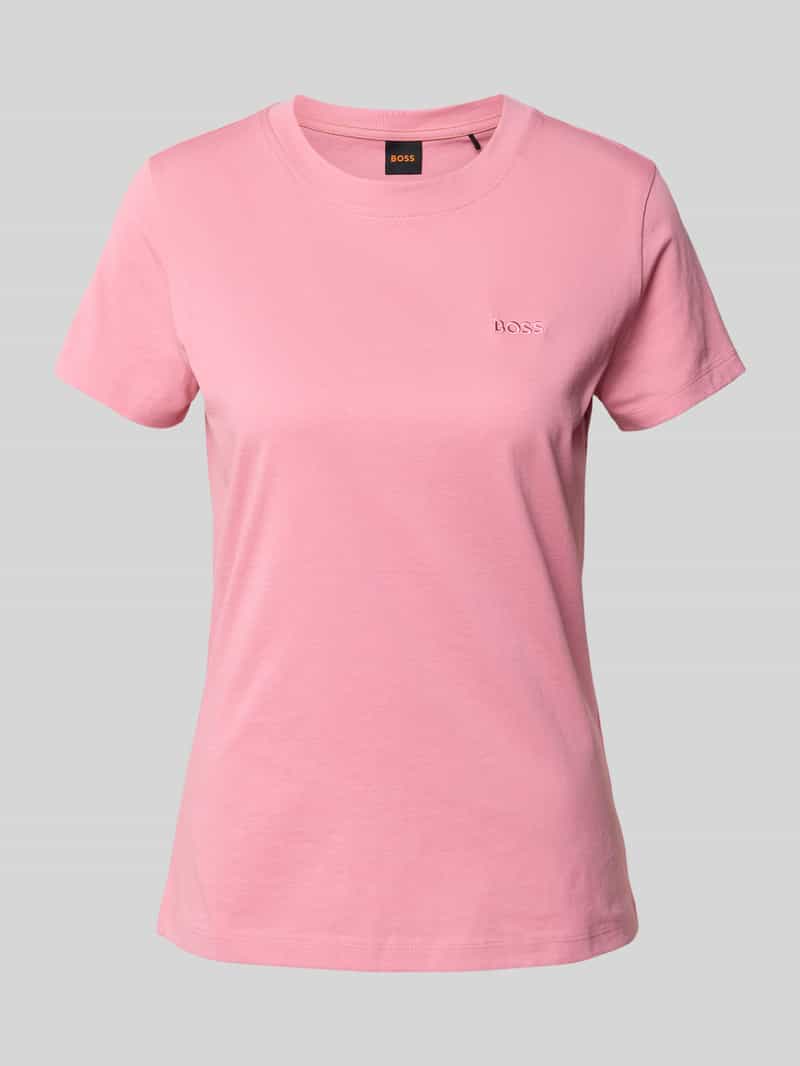 Boss Orange T-shirt met labelstitching model 'Esogo'