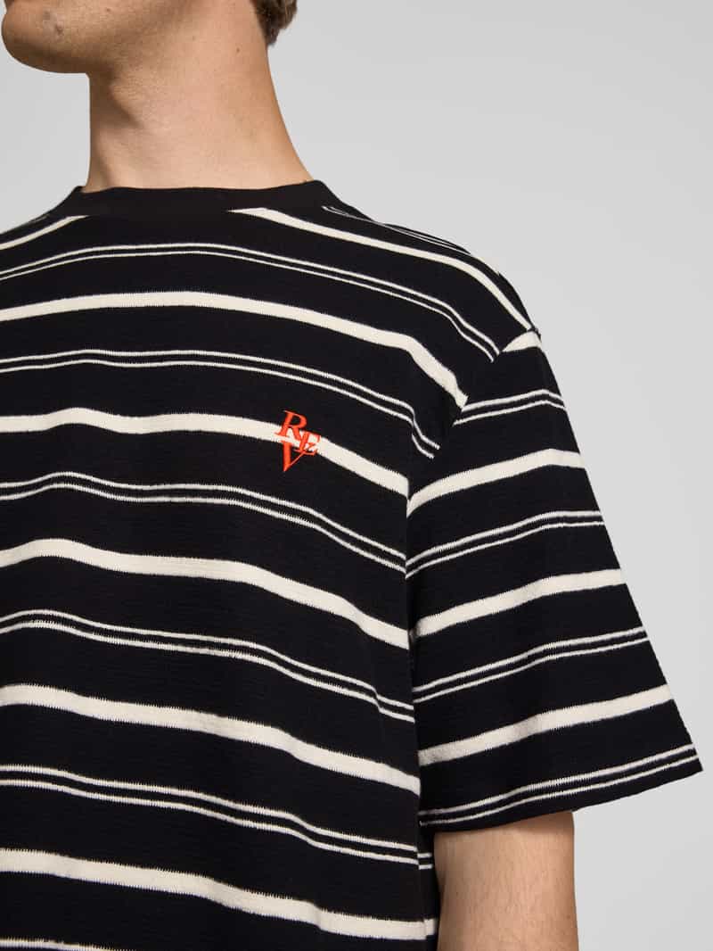 REVIEW T-shirt met labelstitching