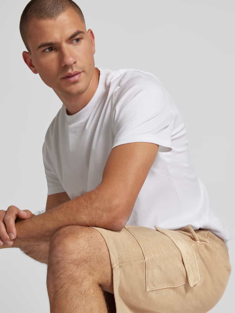 s.Oliver RED LABEL Regular fit sweatshorts met cargozakken