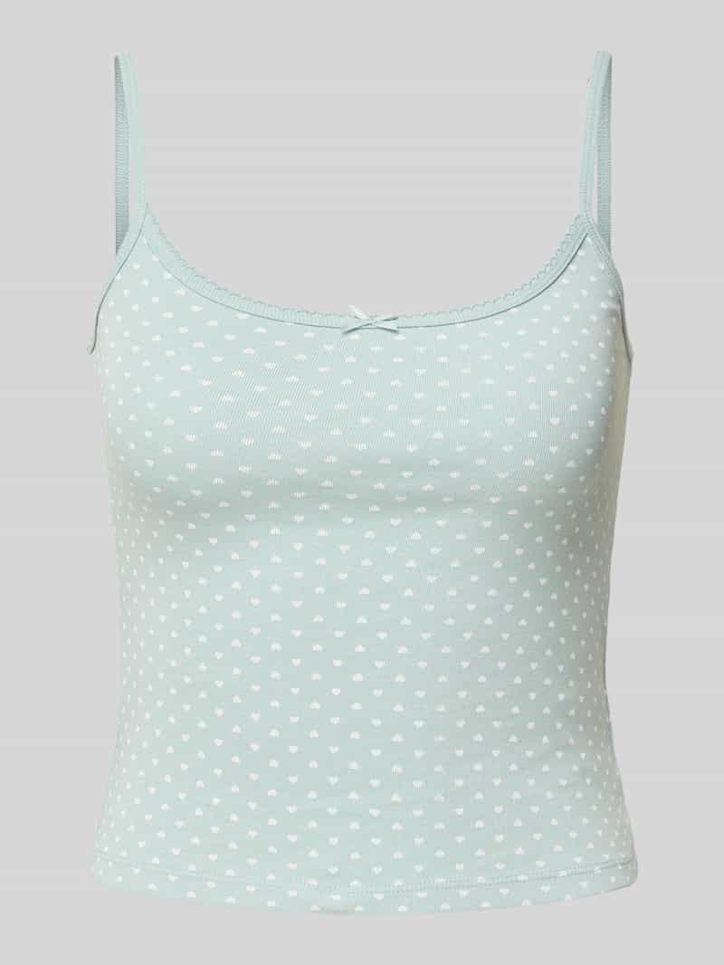 Review Top met bandjes en strikdetail