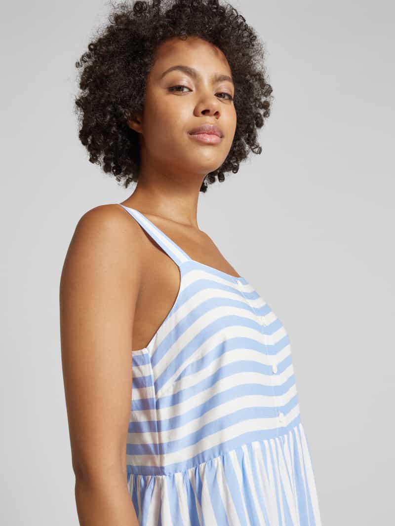 Tom Tailor Denim Midi-jurk met streepmotief