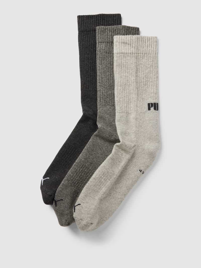 Puma Sokken met labeldetails in een set van 3 paar