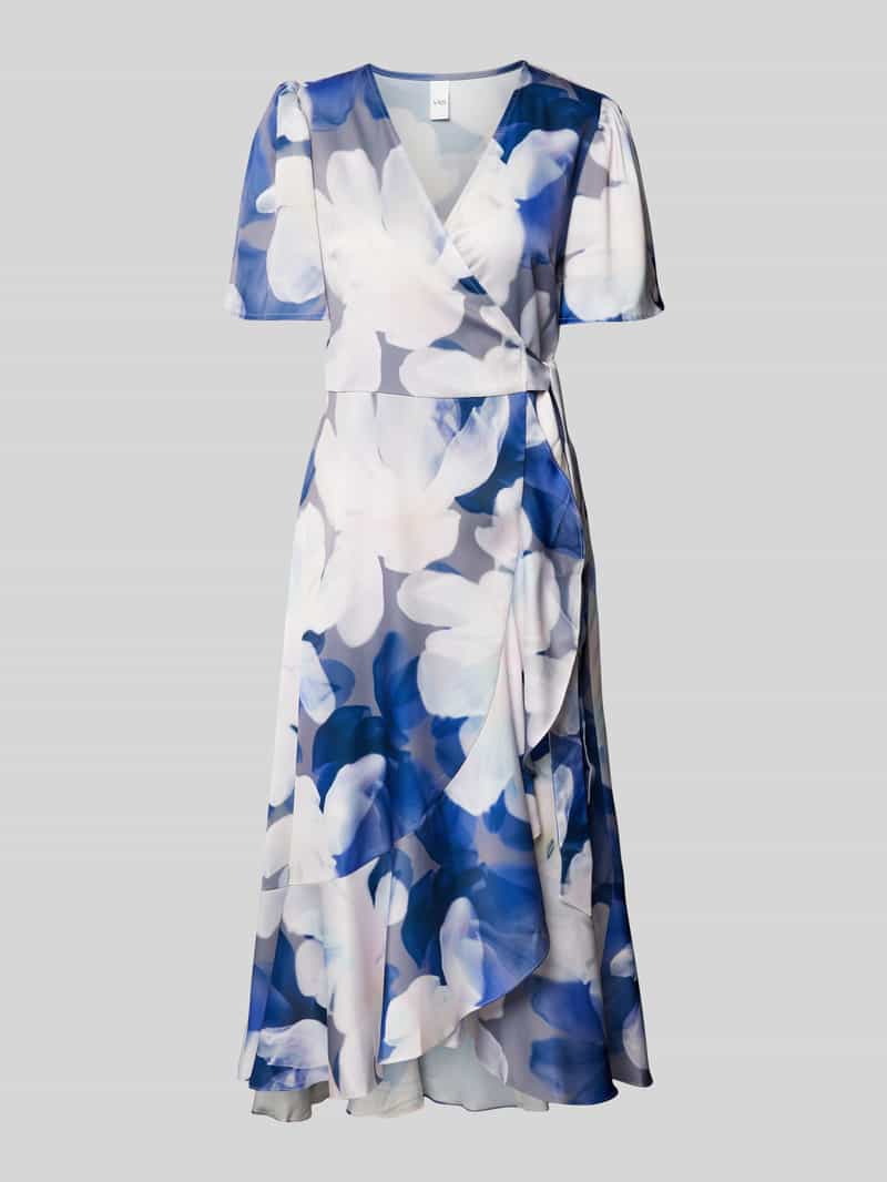 YAS Midi-jurk in wikkellook model 'Thea'