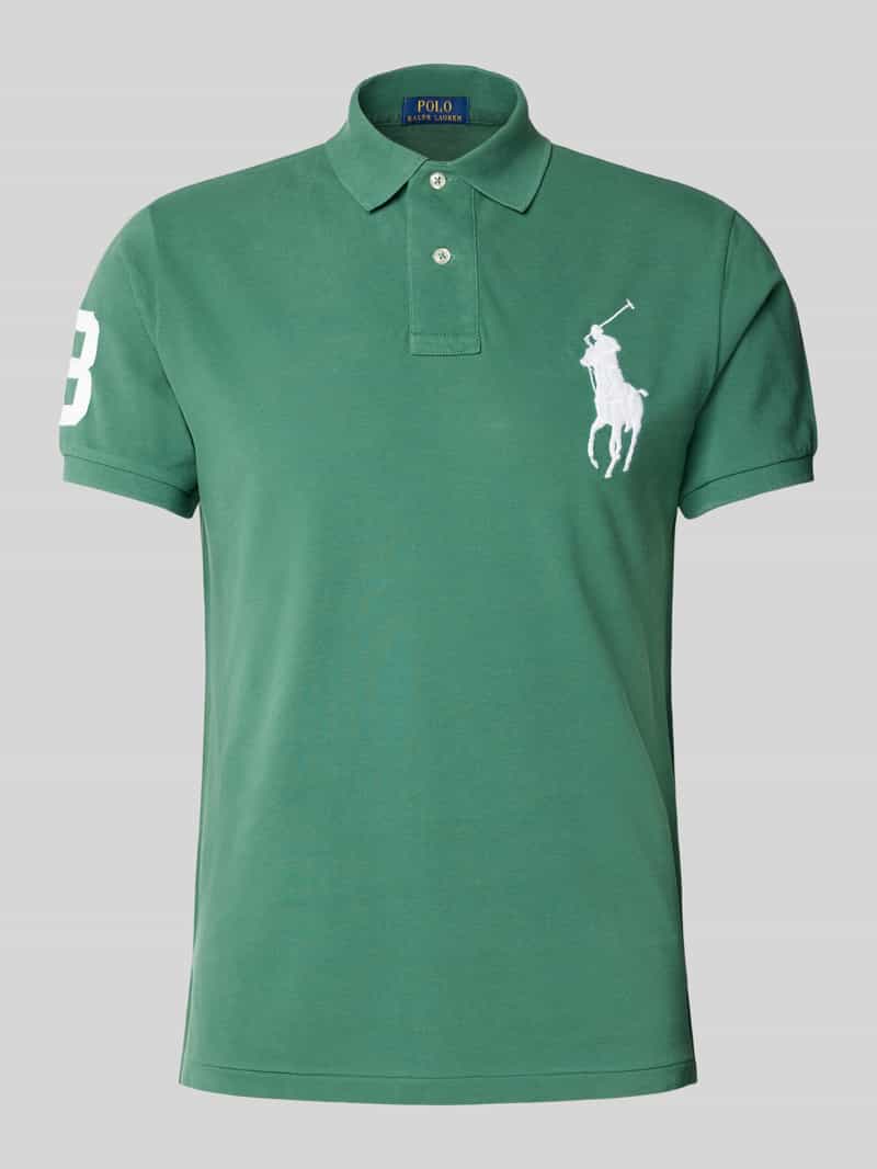 Polo Ralph Lauren Regular fit poloshirt met labelstitching