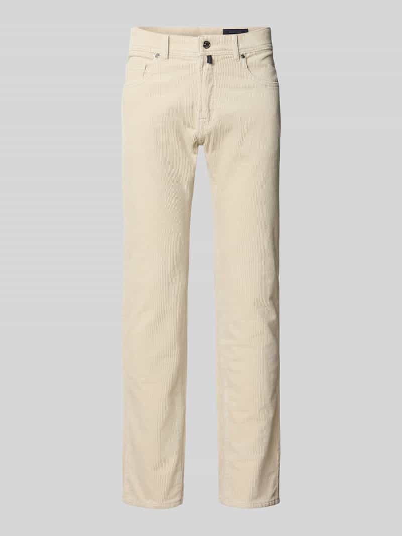 Pierre Cardin Slim fit corduroy broek model 'Laval'