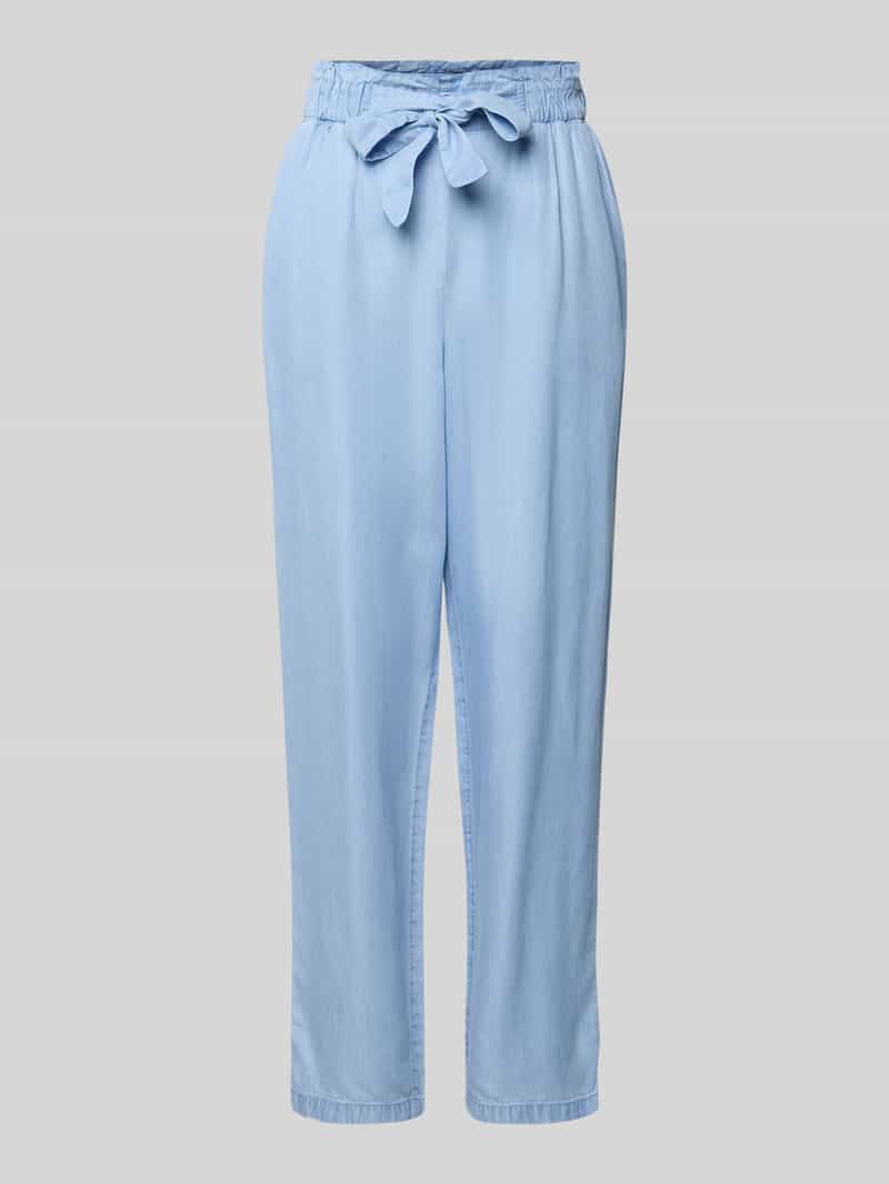 Tom Tailor Denim Tapered paperbagbroek van lyocell