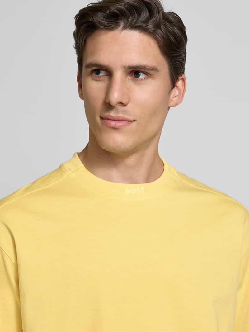 Boss Orange Comfort fit T-shirt van puur katoen