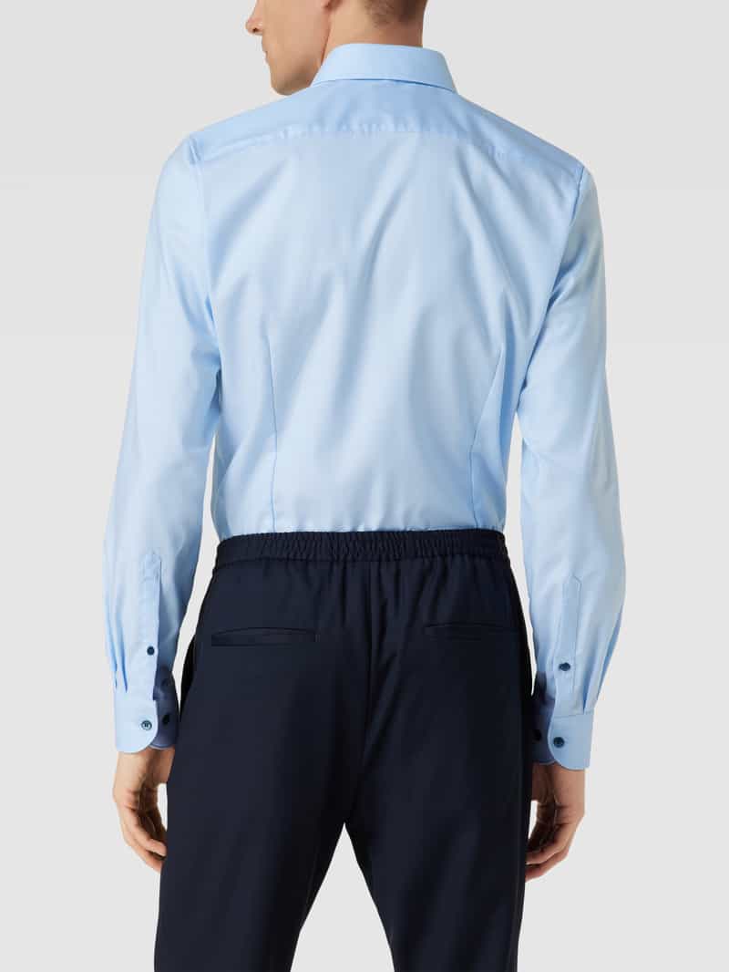 Slim fit zakelijk overhemd van twill OLYMP Level Five