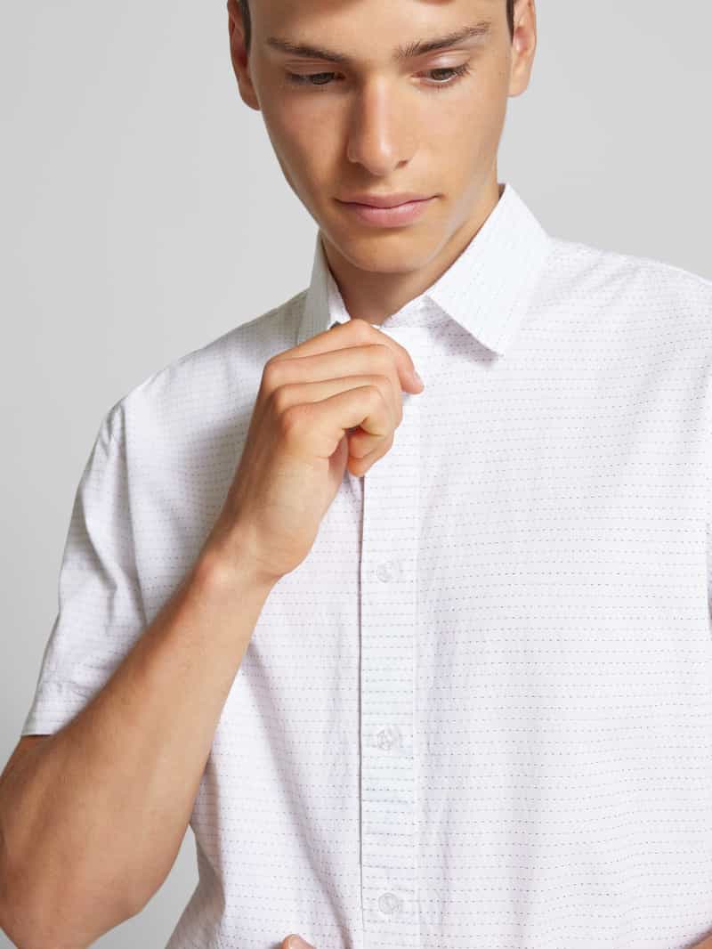 Tom Tailor Denim Relaxed fit vrijetijdsoverhemd met 1 2-mouwen