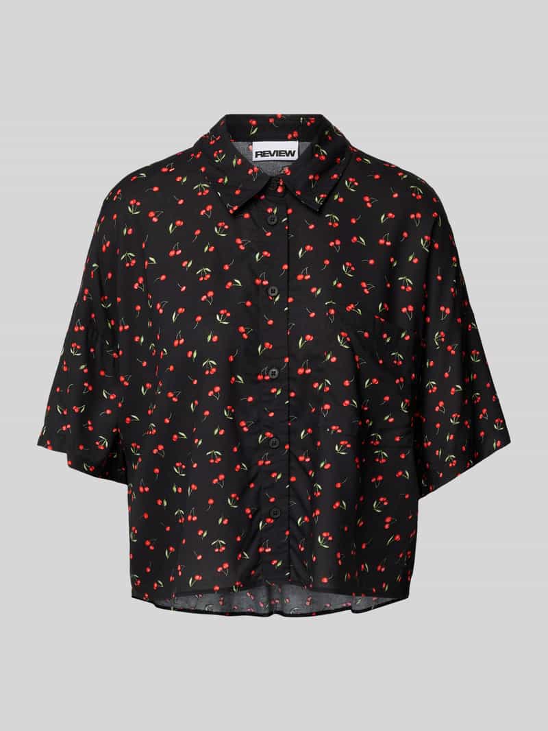 Relaxed fit overhemdblosue met 1/2-mouwen