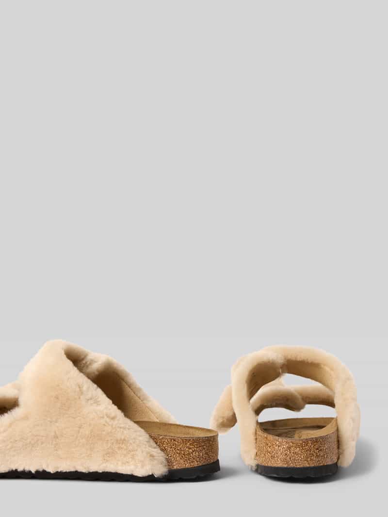 Birkenstock Slippers van echt leer model 'Arizona'