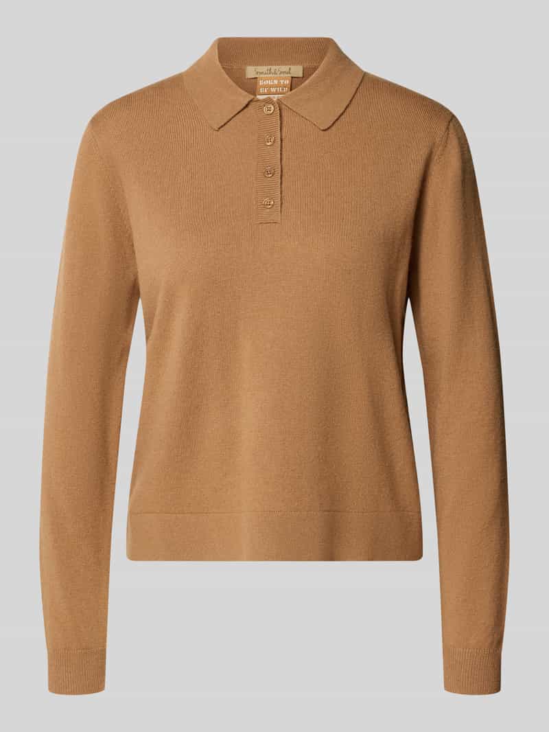 Smith and Soul regular fit poloshirt van katoenmix