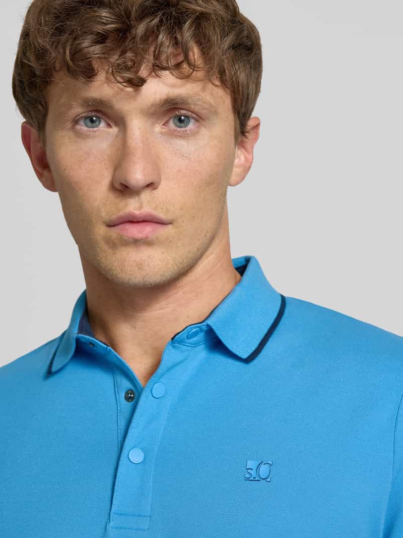 s.Oliver RED LABEL Regular fit poloshirt van katoenmix