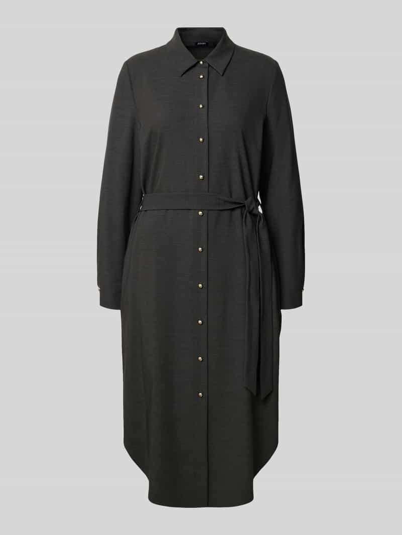 Joop! Midi-jurk met strikceintuur model 'DALINA'