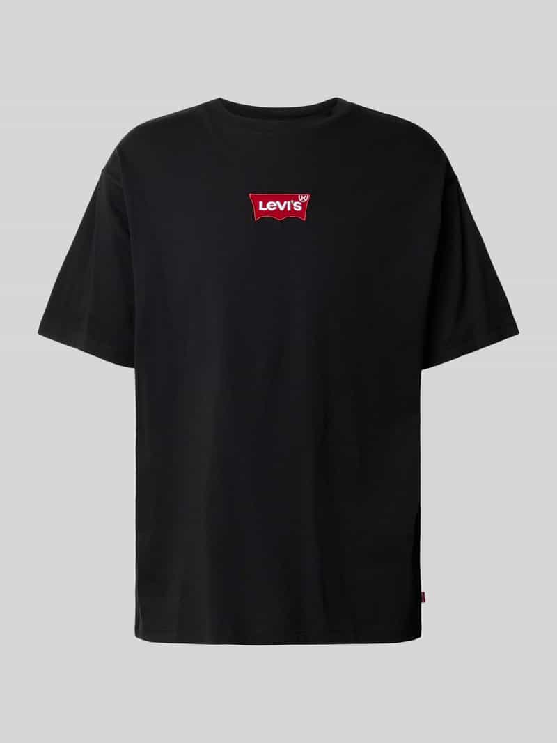 Levi's T-shirt met labelstitching