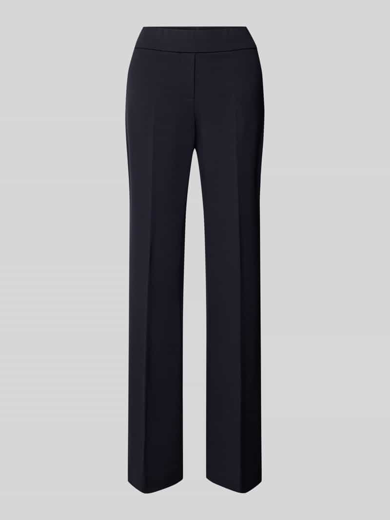 SEDUCTIVE Stoffen broek van viscosemix met persplooien model 'NANOU'