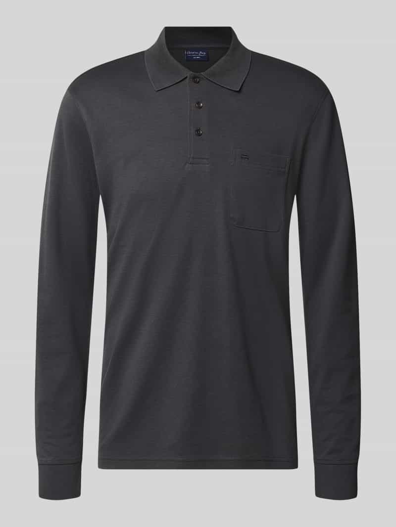 Christian Berg Men Regular fit poloshirt met katoen-aandeel