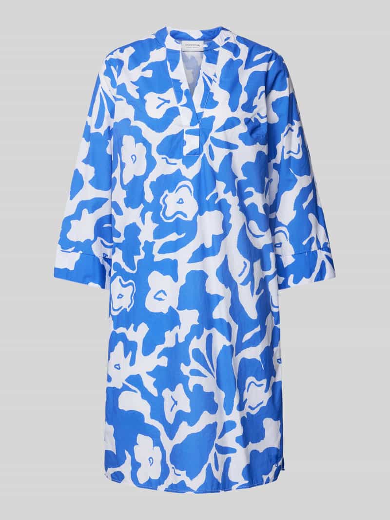 comma Casual Identity Knielange jurk met tuniekkraag