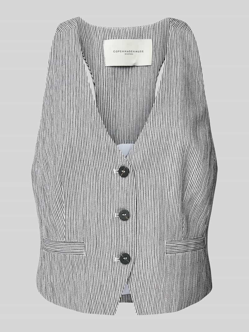 Copenhagen Muse Gilet met V-hals model 'EMILY'