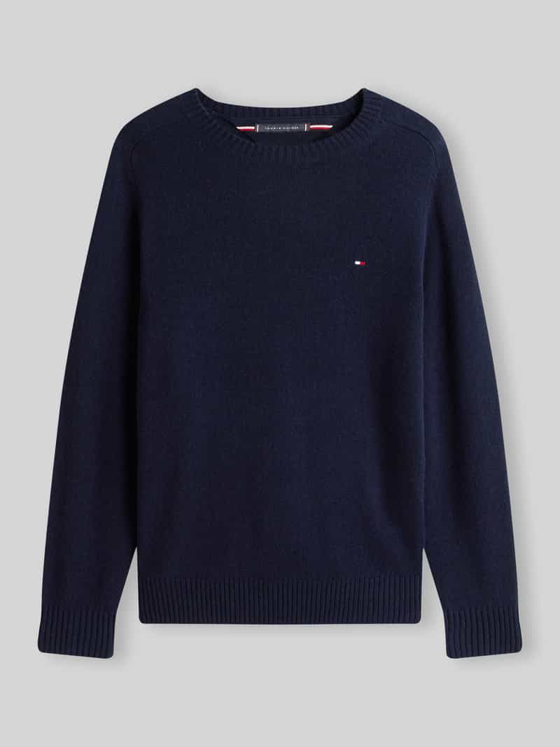 Regular fit pullover van lamswolmix