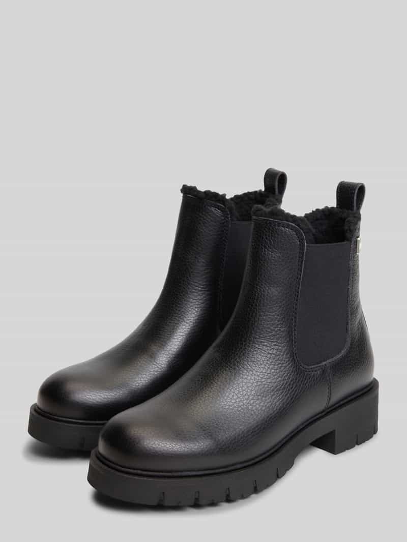 Tommy Jeans Boots van runder nappa met profielzool