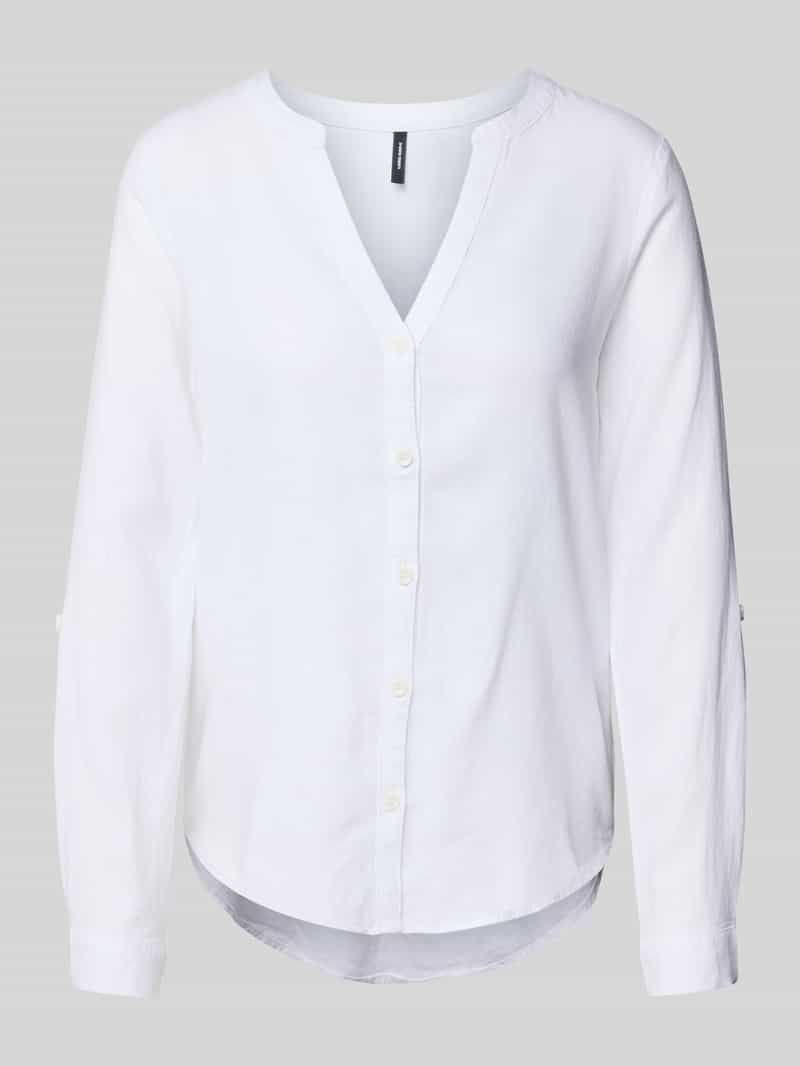 Vero Moda Blouse met lange mouwen VMLINN LS V-NECK SHIRT WVN NOOS