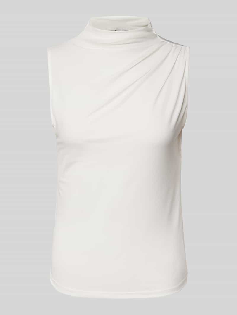 Pieces Regular fit top met opstaande kraag model 'MADISON'