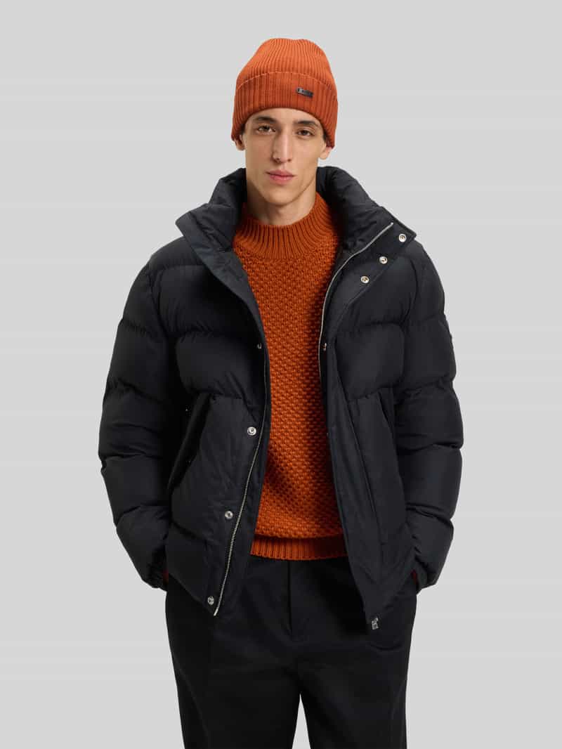 Boss Muts van pure scheerwol