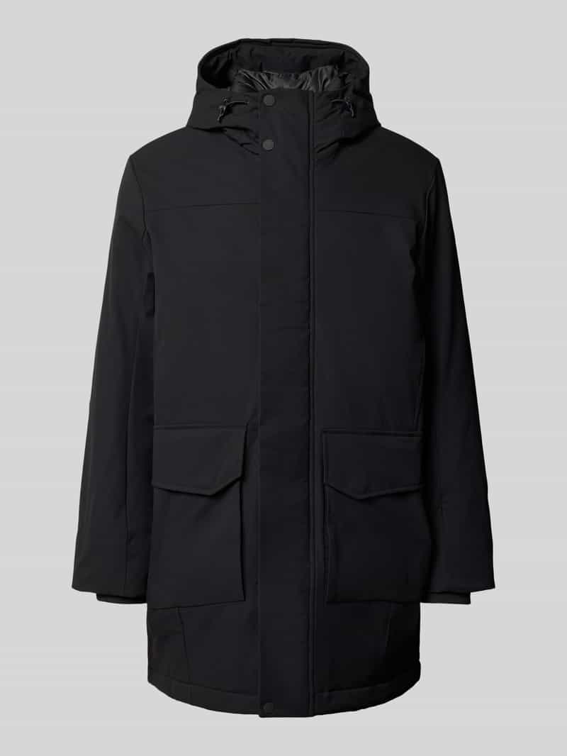 Tom Tailor Denim Regular fit parka met waterafstotende functie