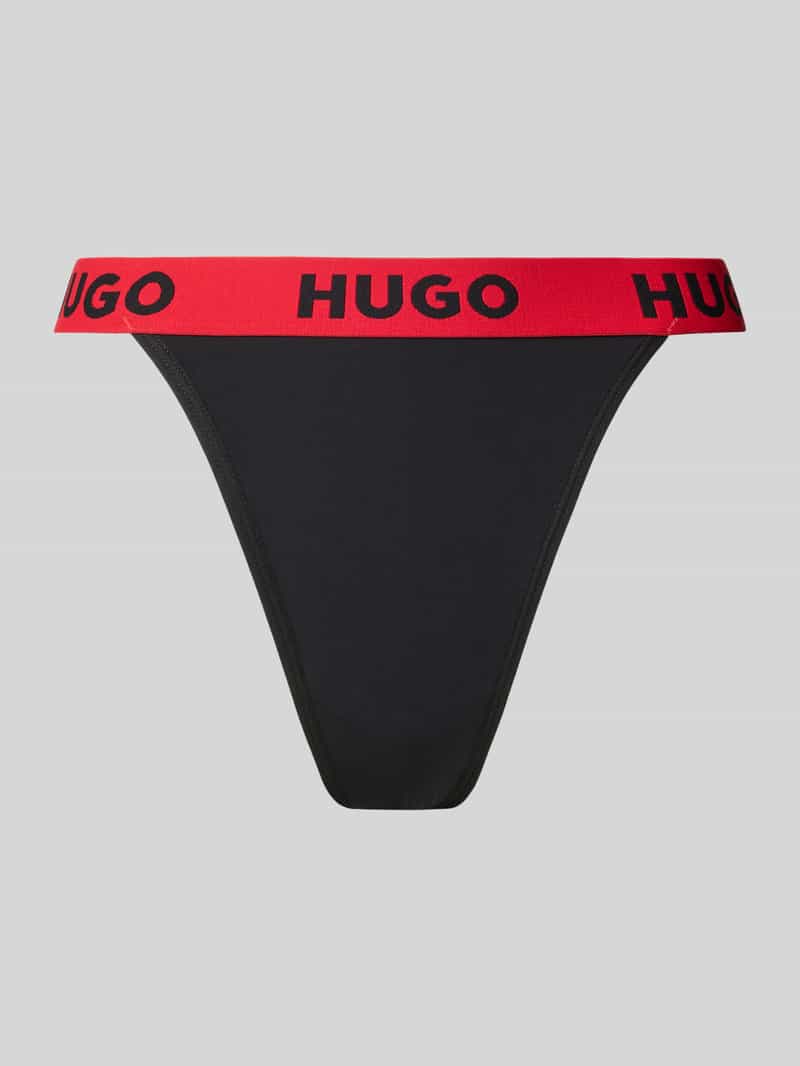 HUGO String met elastische band met logo