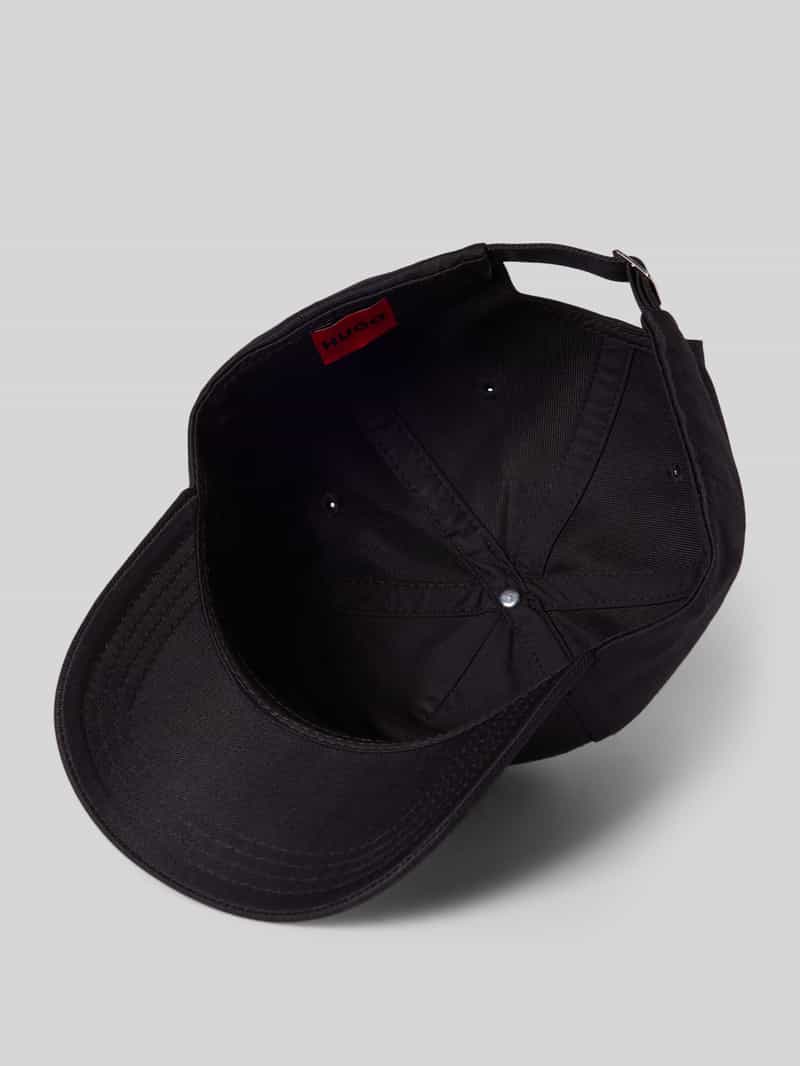 HUGO Baseballpet met labelstitching model 'Cara'