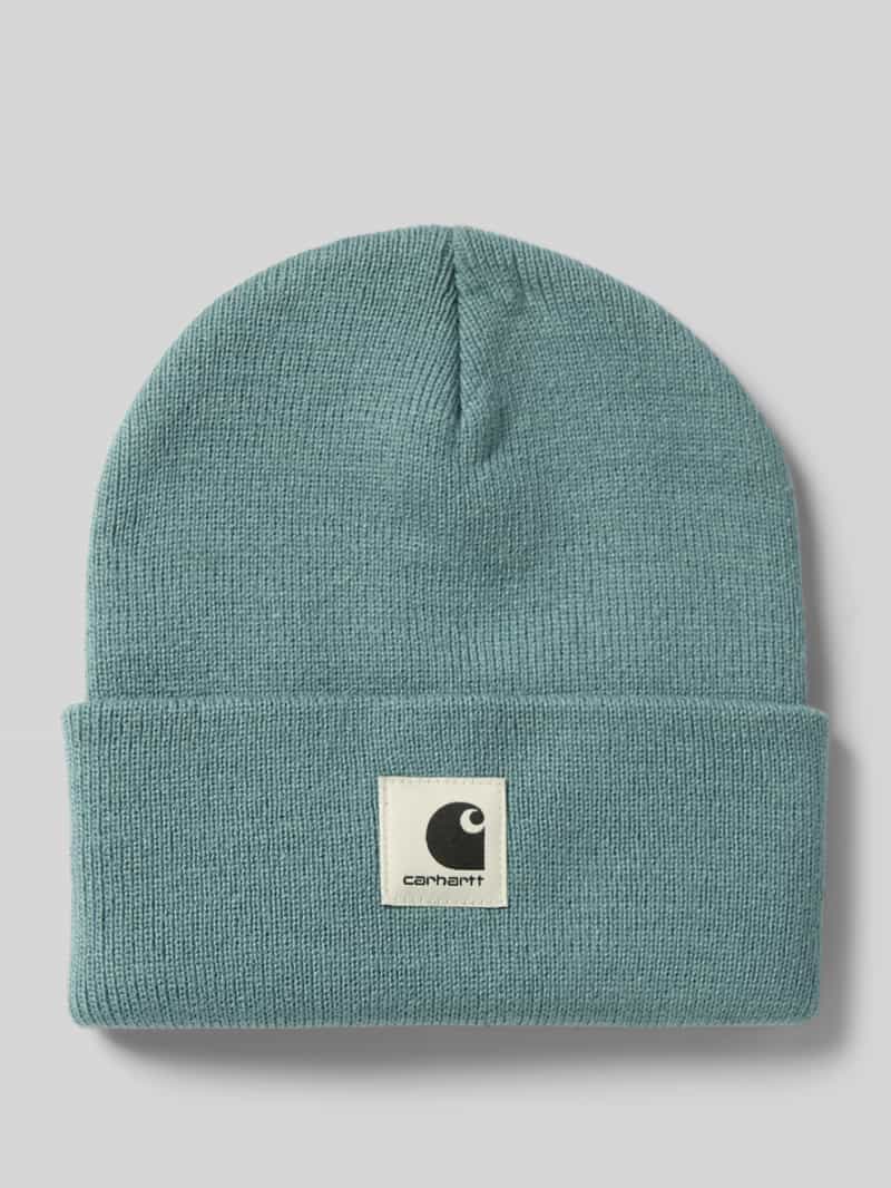 Carhartt Work In Progress Beanie met labelpatch model 'Ashley'