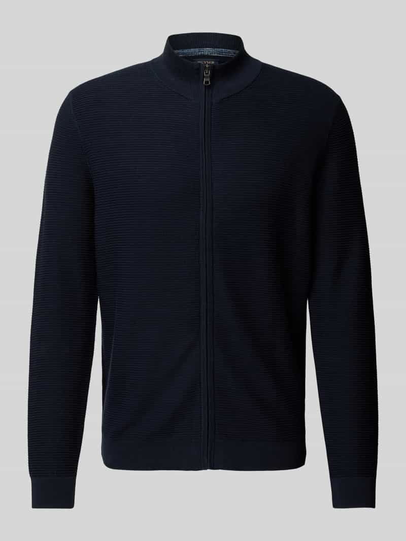OLYMP Level Five Gebreid vest met opstaande kraag