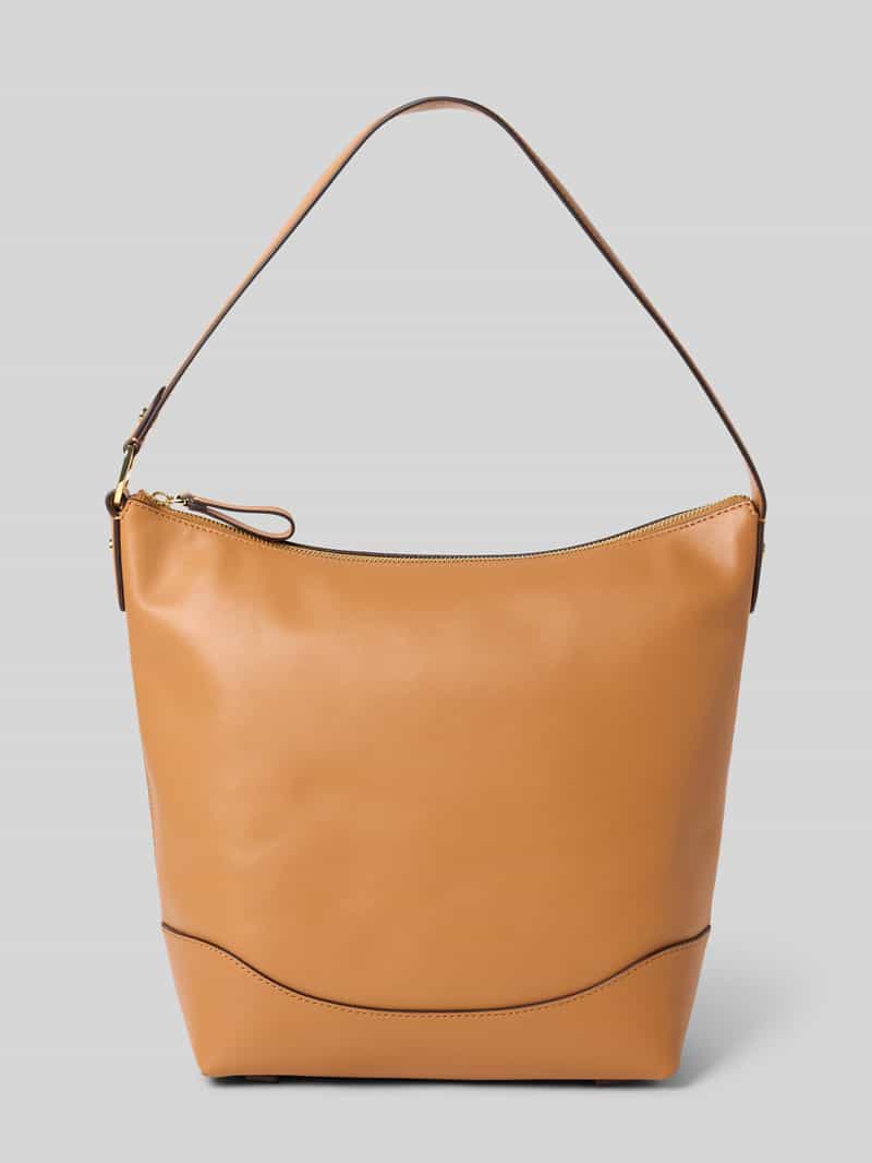 Lauren Ralph Lauren Leren handtas met siernaad