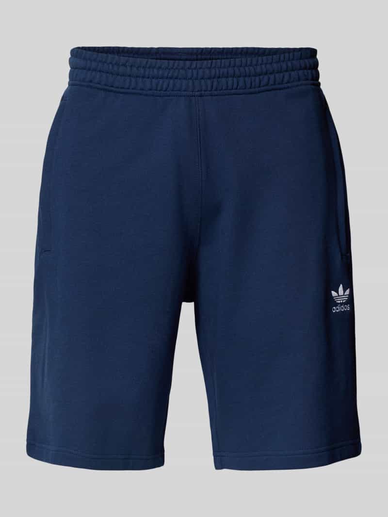 adidas Originals Korte broek met labelstitching en elastische band