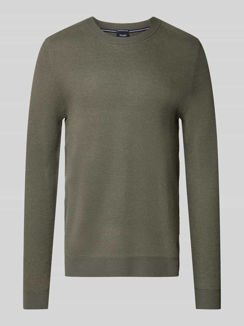 JOOP! Collection Gebreide pullover met ronde hals, model 'Marioson'