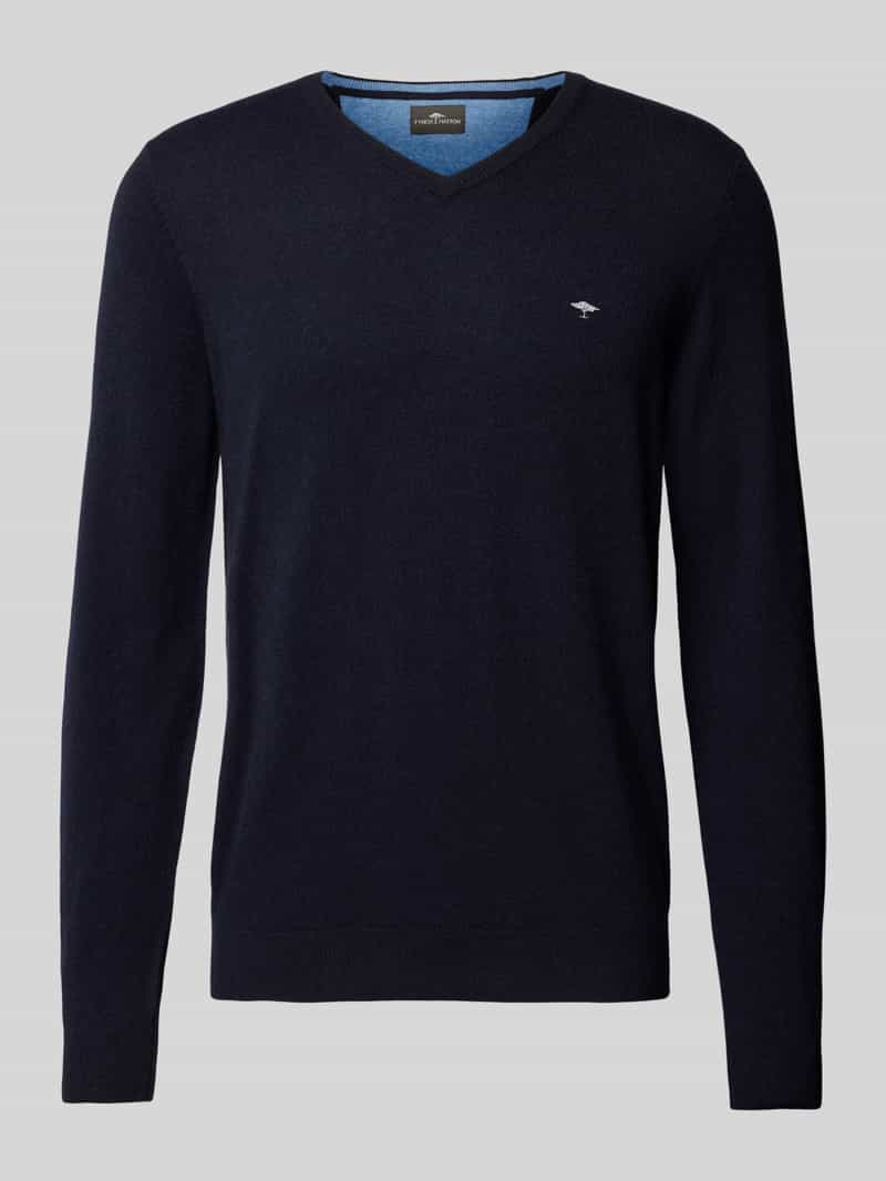 FYNCH-HATTON Gebreide pullover met V-hals