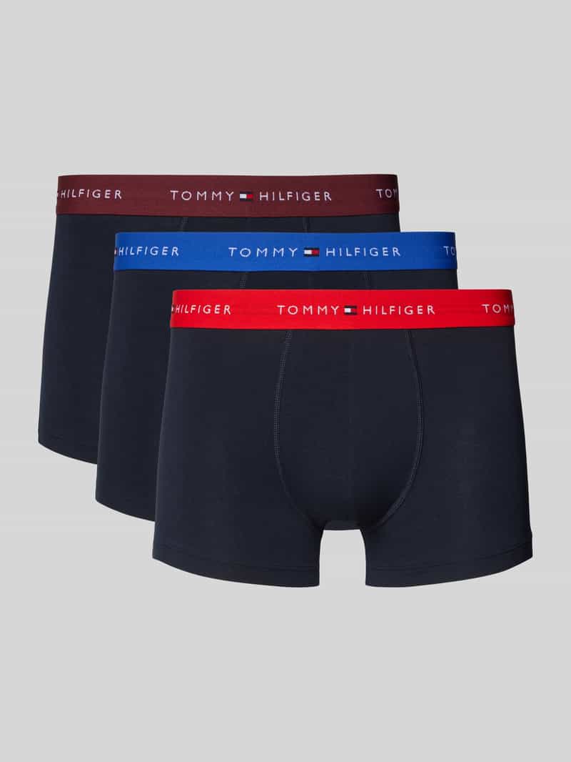 Tommy Hilfiger Boxershort met elastische band met logo in een set van 3 stuks