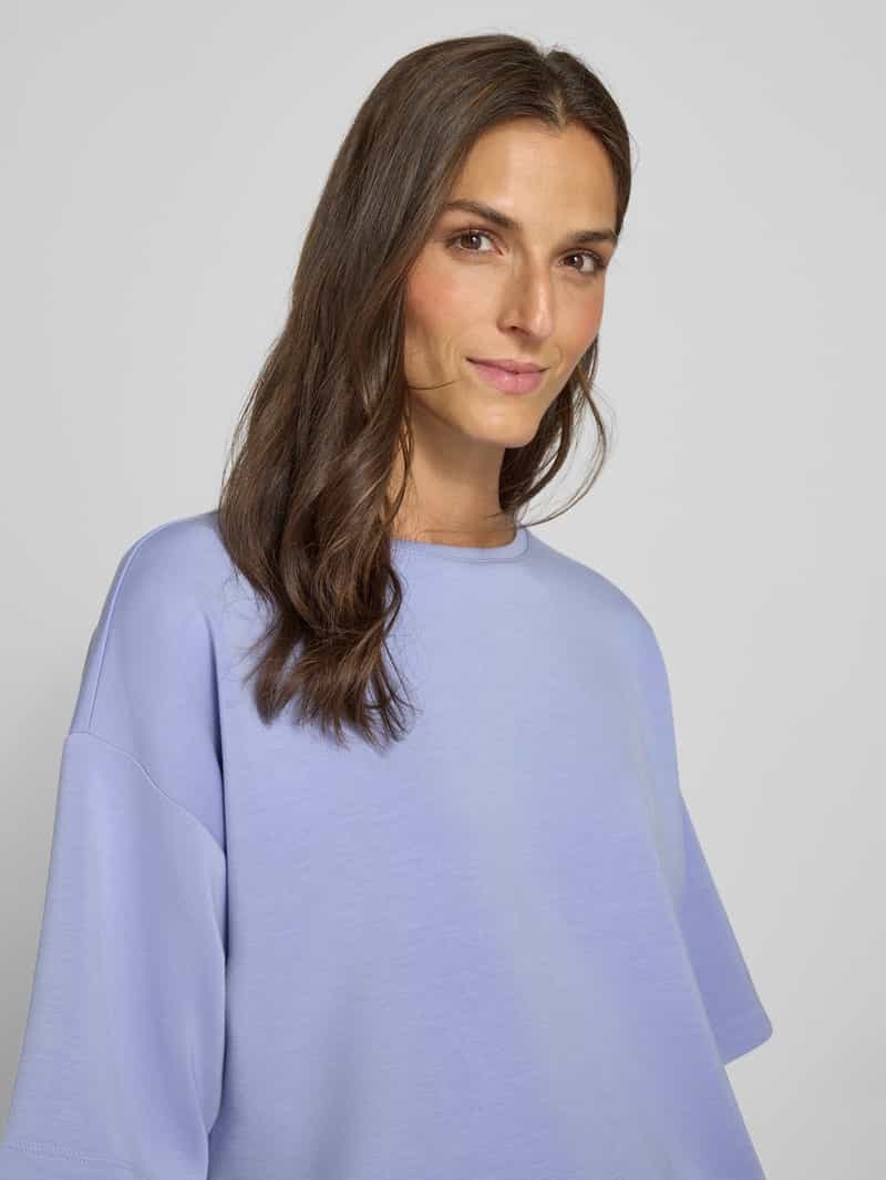 Christian Berg Woman Sweatshirt met 1 2-mouwen en ronde hals