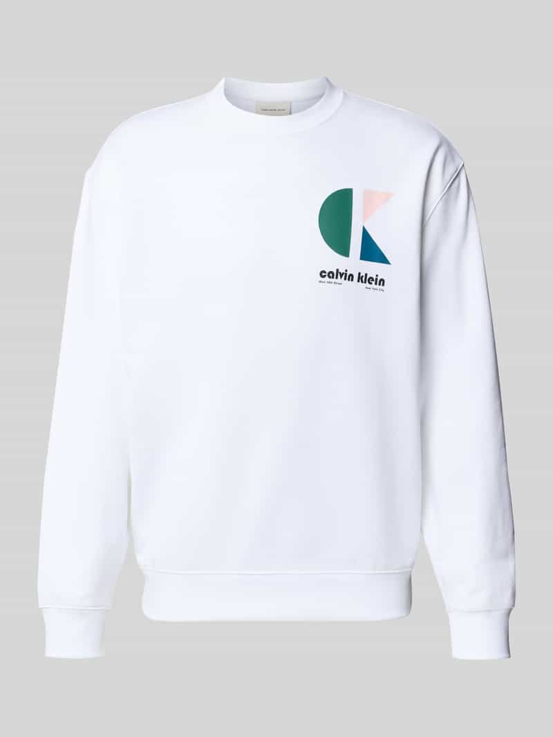Calvin Klein Jeans Sweatshirt met labelprint