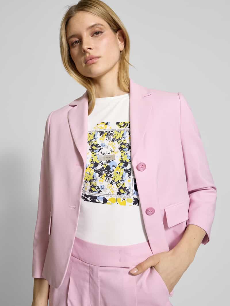 comma T-shirt met labelprint